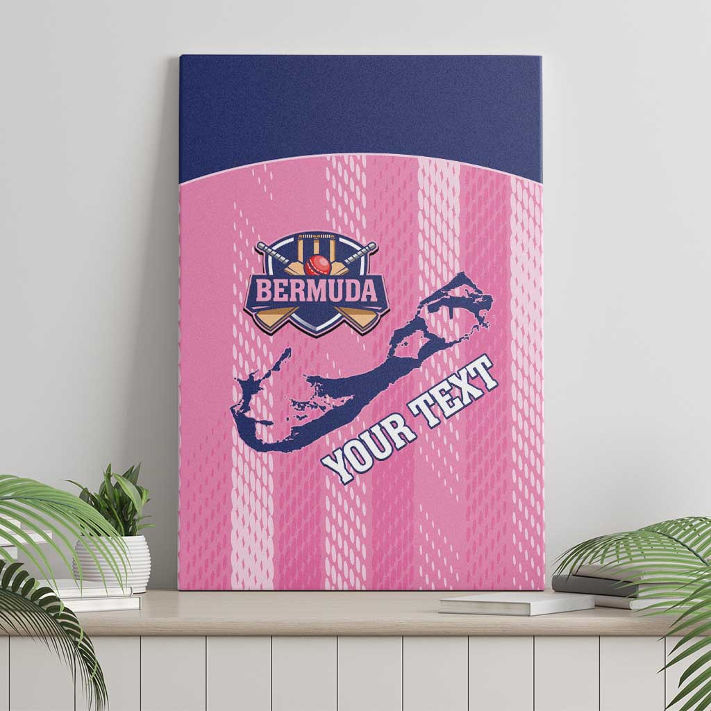 Custom Bermuda Cricket Canvas Wall Art Go Gombey Warriors