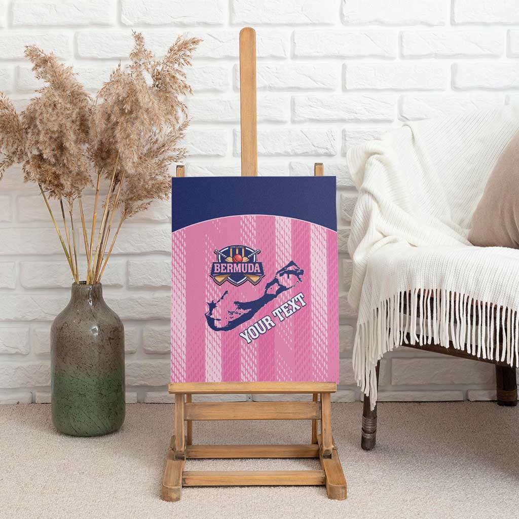 Custom Bermuda Cricket Canvas Wall Art Go Gombey Warriors