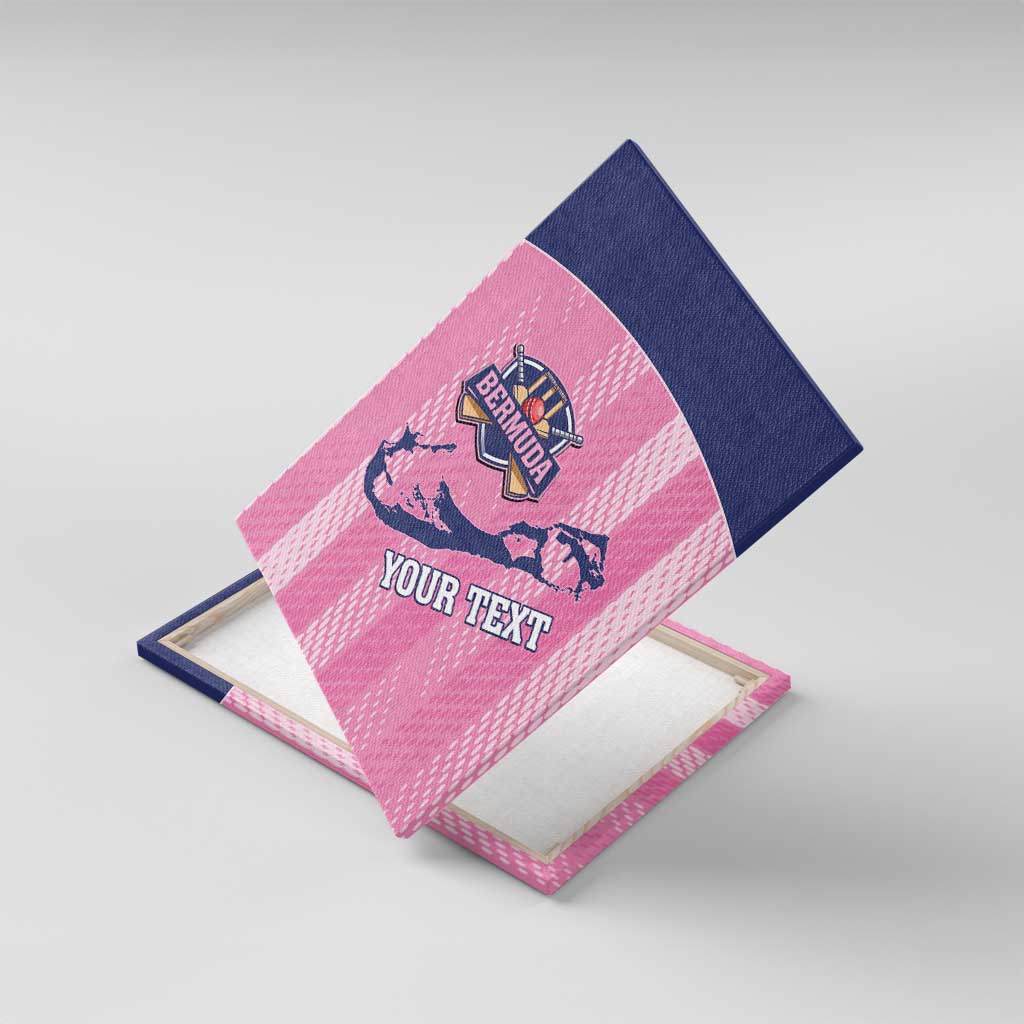 Custom Bermuda Cricket Canvas Wall Art Go Gombey Warriors