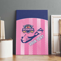 Custom Bermuda Cricket Canvas Wall Art Go Gombey Warriors