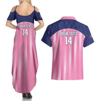 Custom Bermuda Cricket Couples Matching Summer Maxi Dress and Hawaiian Shirt Go Gombey Warriors