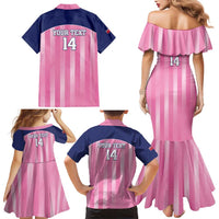 Custom Bermuda Cricket Family Matching Mermaid Dress and Hawaiian Shirt Go Gombey Warriors
