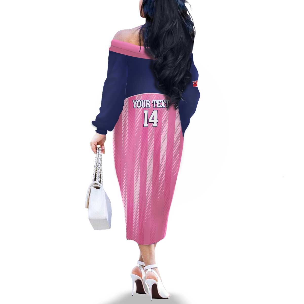 Custom Bermuda Cricket Family Matching Off The Shoulder Long Sleeve Dress and Hawaiian Shirt Go Gombey Warriors