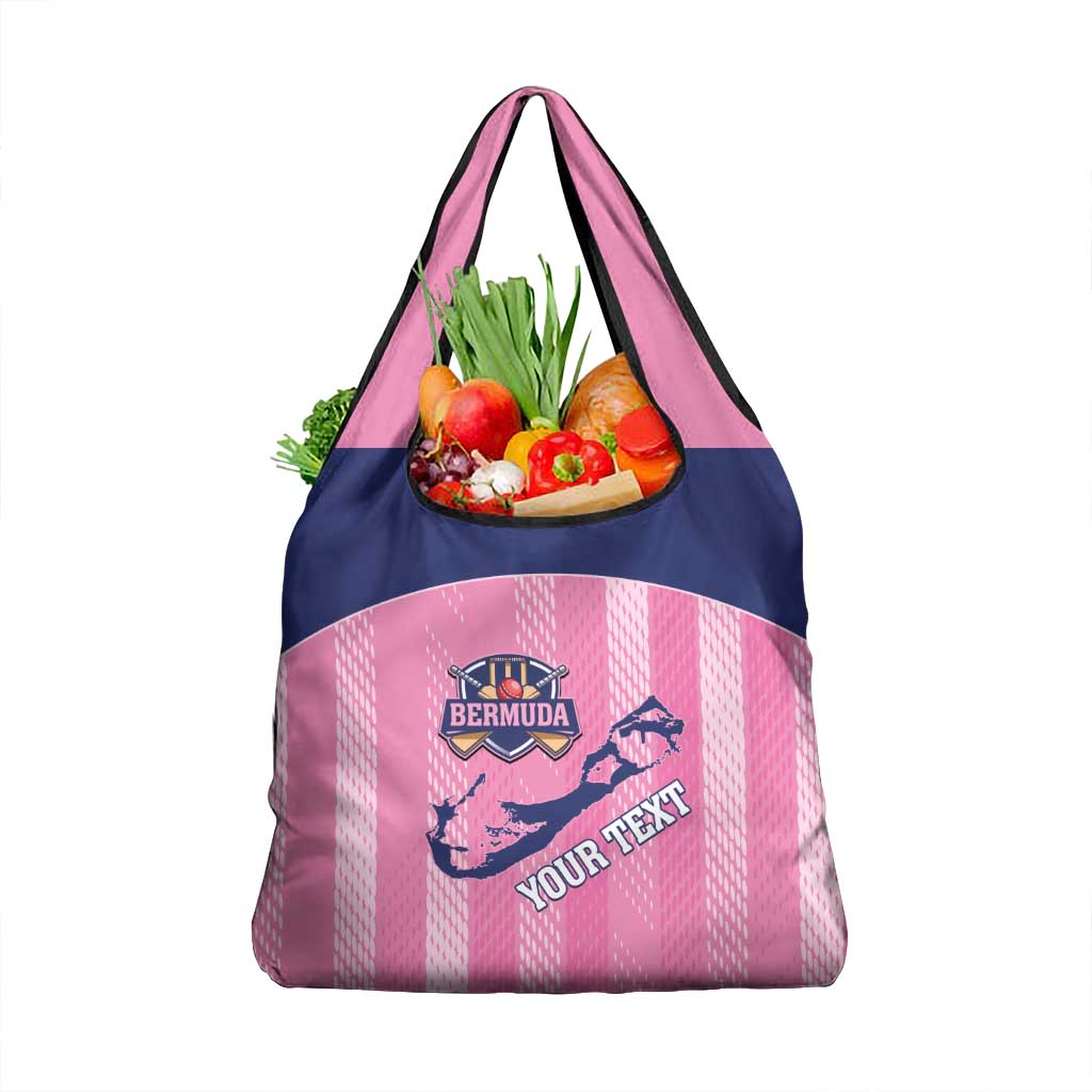 Custom Bermuda Cricket Grocery Bag Go Gombey Warriors