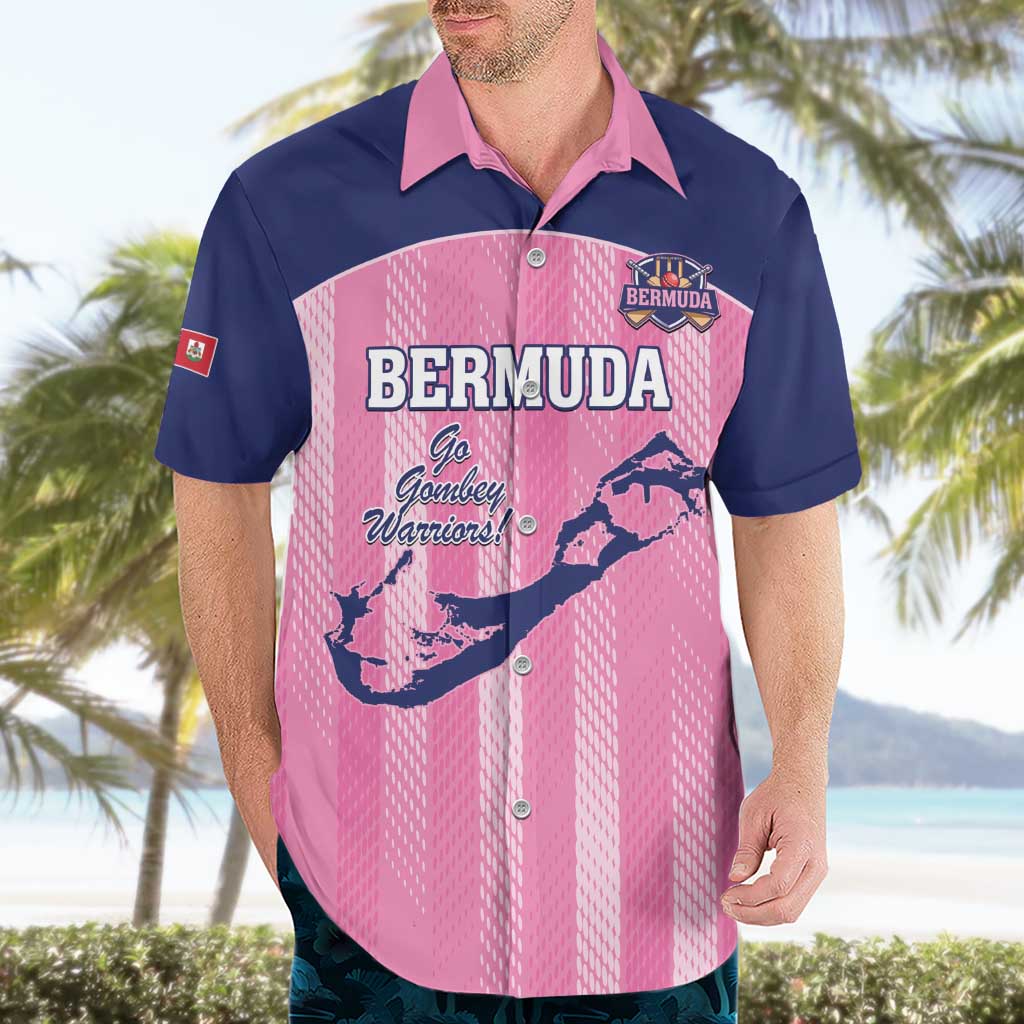 Custom Bermuda Cricket Hawaiian Shirt Go Gombey Warriors