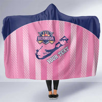 Custom Bermuda Cricket Hooded Blanket Go Gombey Warriors