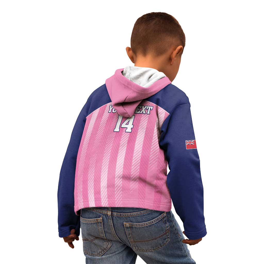 Custom Bermuda Cricket Kid Hoodie Go Gombey Warriors