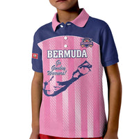 Custom Bermuda Cricket Kid Polo Shirt Go Gombey Warriors