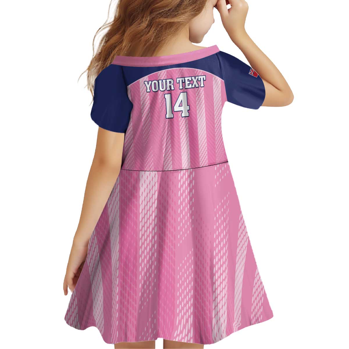 Custom Bermuda Cricket Kid Short Sleeve Dress Go Gombey Warriors
