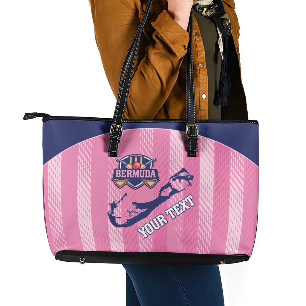 Custom Bermuda Cricket Leather Tote Bag Go Gombey Warriors