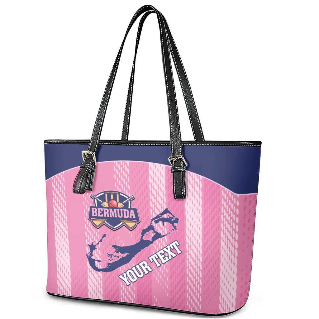 Custom Bermuda Cricket Leather Tote Bag Go Gombey Warriors