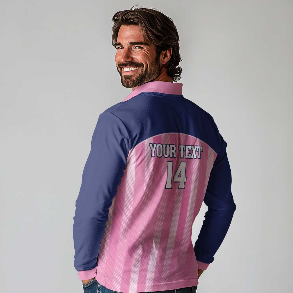 Custom Bermuda Cricket Long Sleeve Polo Shirt Go Gombey Warriors