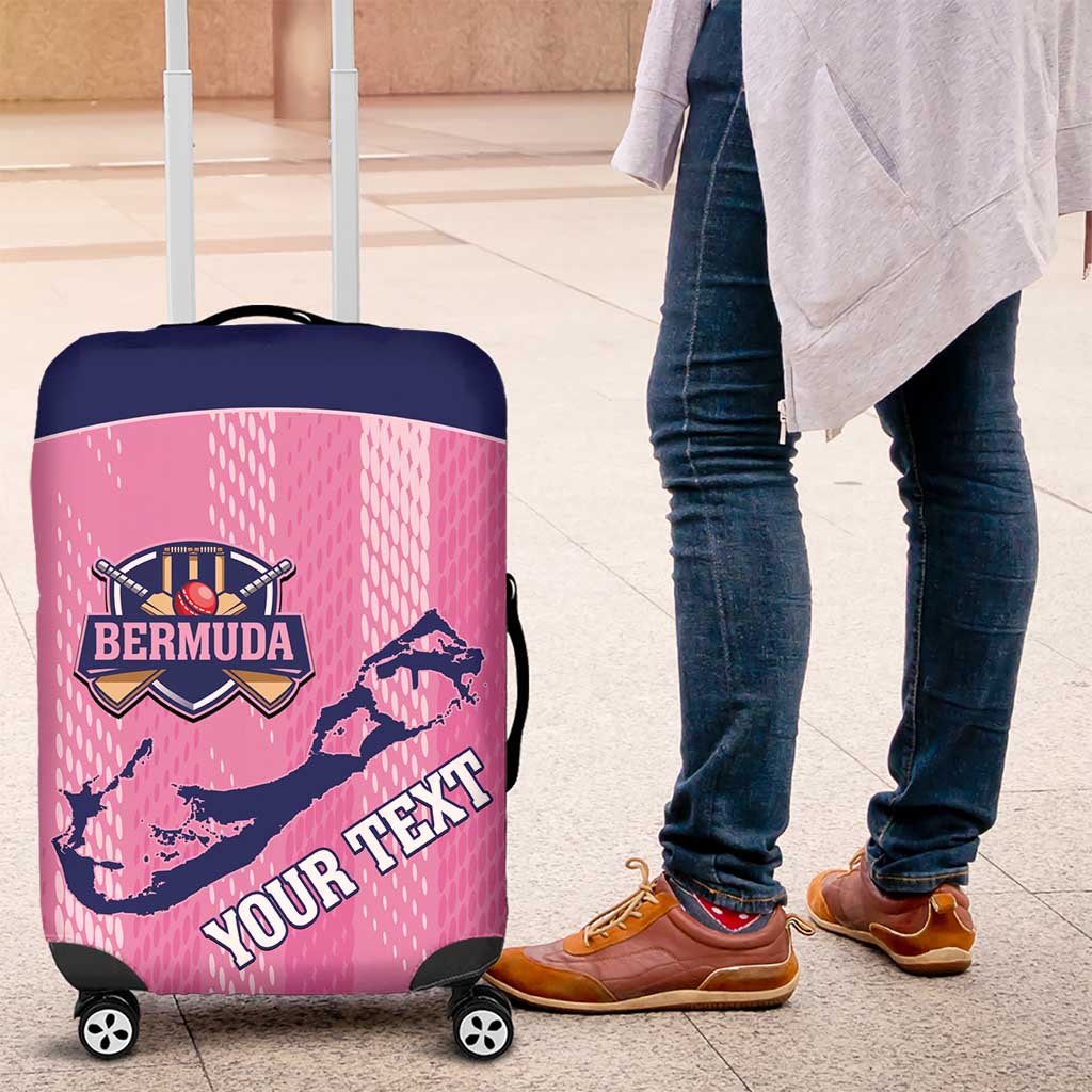 Custom Bermuda Cricket Luggage Cover Go Gombey Warriors