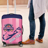 Custom Bermuda Cricket Luggage Cover Go Gombey Warriors