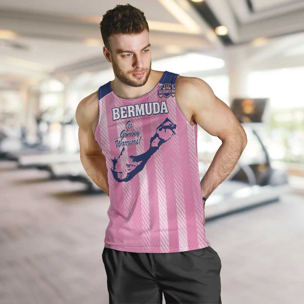 Custom Bermuda Cricket Men Tank Top Go Gombey Warriors