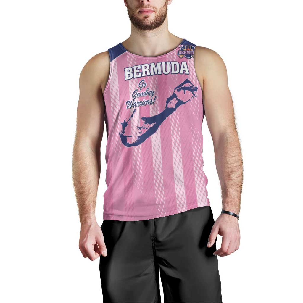 Custom Bermuda Cricket Men Tank Top Go Gombey Warriors