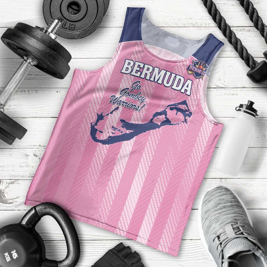 Custom Bermuda Cricket Men Tank Top Go Gombey Warriors