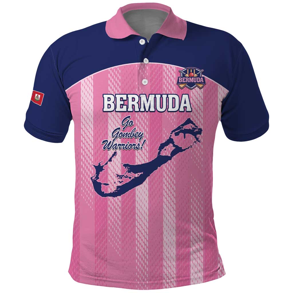 Custom Bermuda Cricket Polo Shirt Go Gombey Warriors