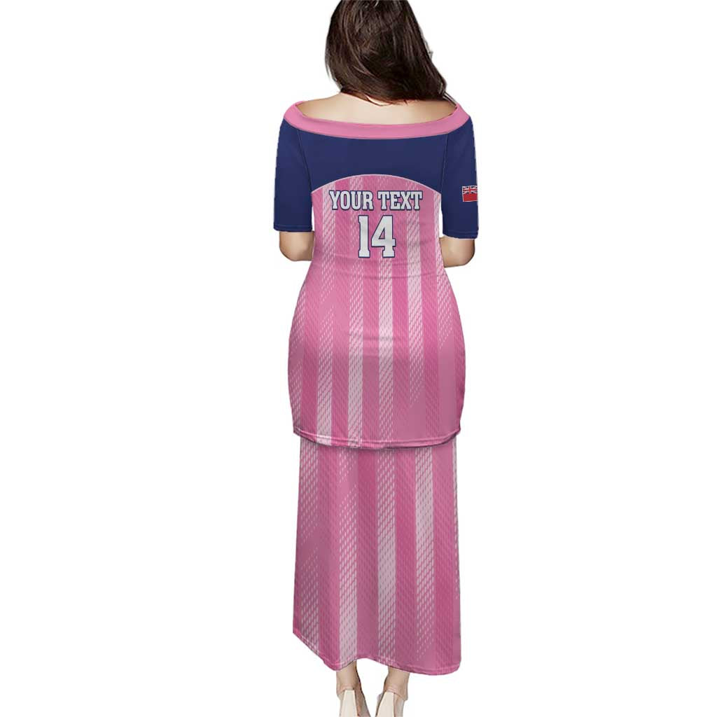 Custom Bermuda Cricket Puletasi Go Gombey Warriors