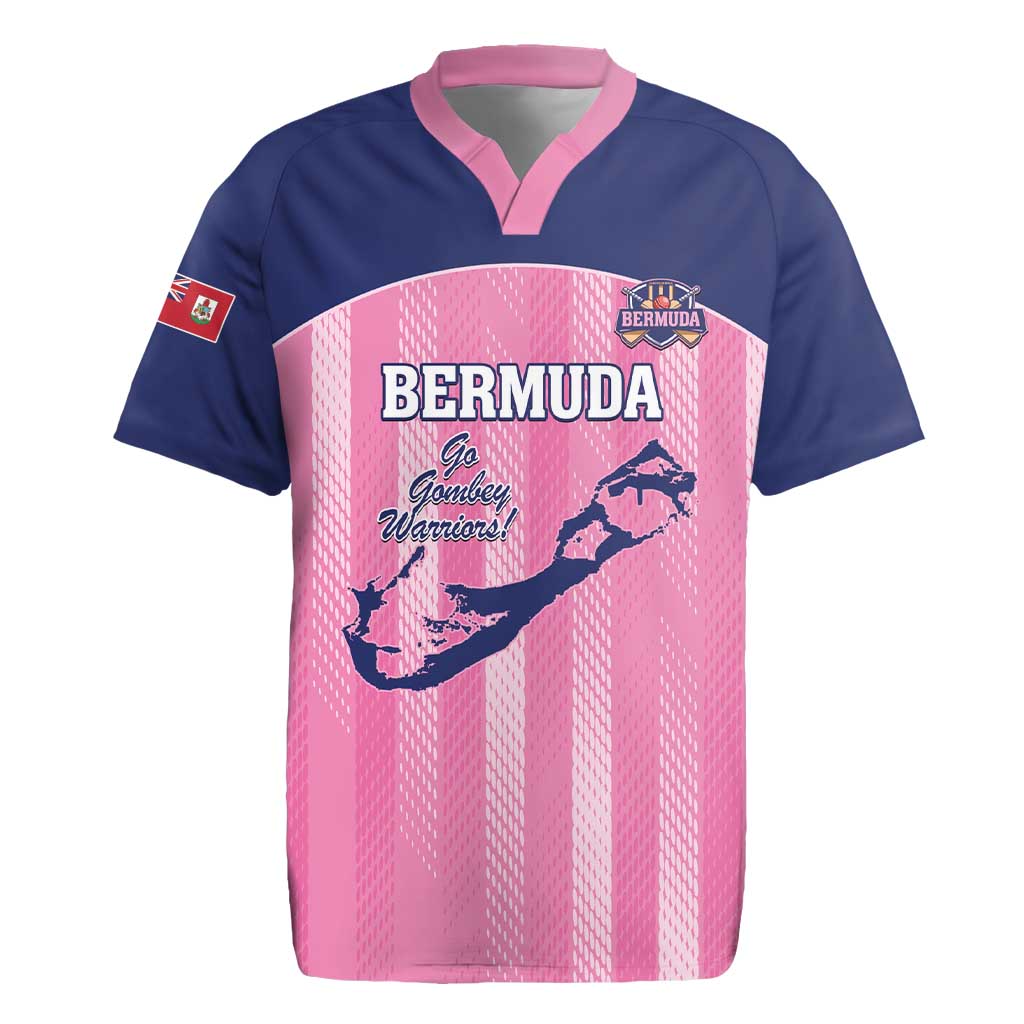 Custom Bermuda Cricket Rugby Jersey Go Gombey Warriors