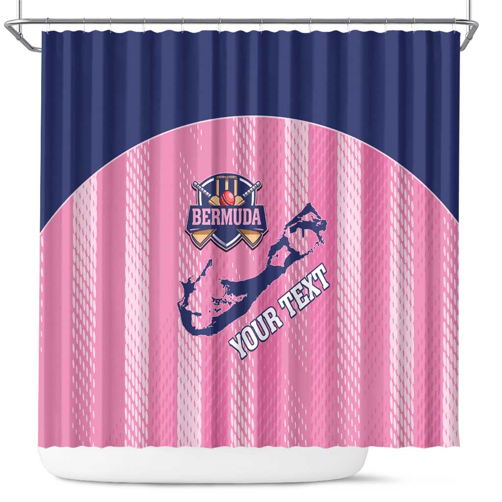 Custom Bermuda Cricket Shower Curtain Go Gombey Warriors