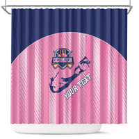 Custom Bermuda Cricket Shower Curtain Go Gombey Warriors