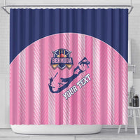 Custom Bermuda Cricket Shower Curtain Go Gombey Warriors