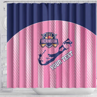 Custom Bermuda Cricket Shower Curtain Go Gombey Warriors
