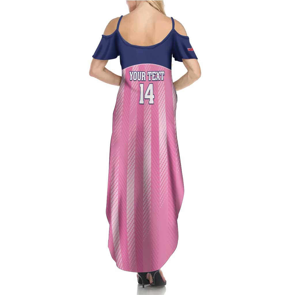 Custom Bermuda Cricket Summer Maxi Dress Go Gombey Warriors