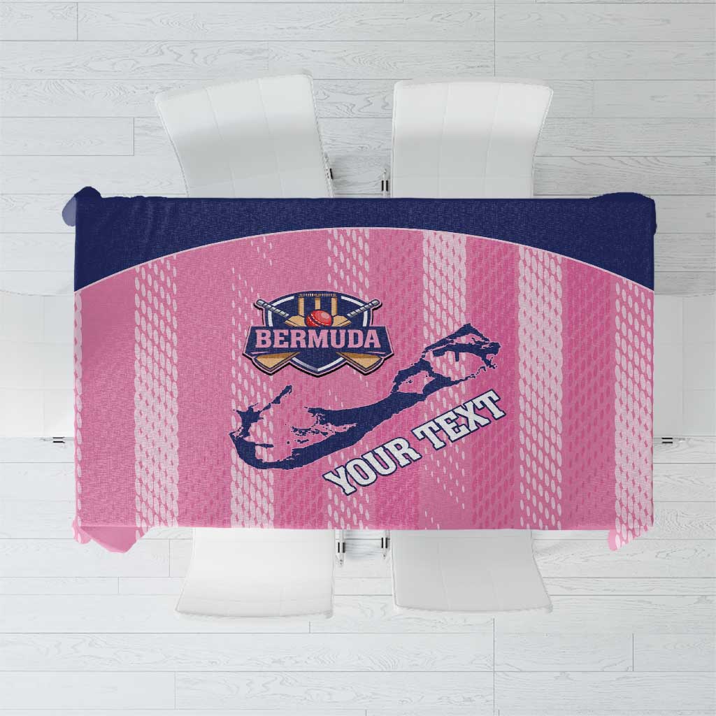 Custom Bermuda Cricket Tablecloth Go Gombey Warriors