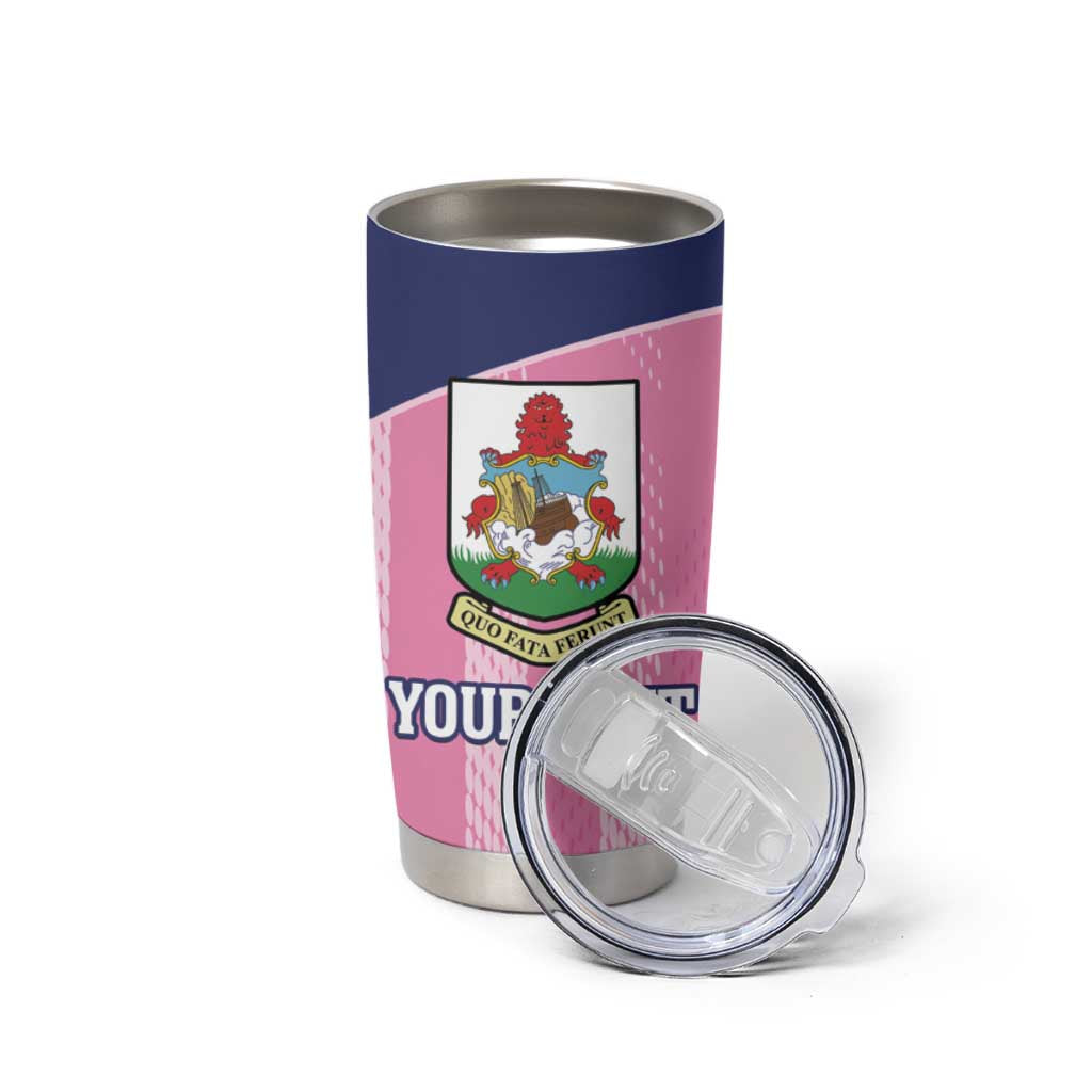 Custom Bermuda Cricket Tumbler Cup Go Gombey Warriors