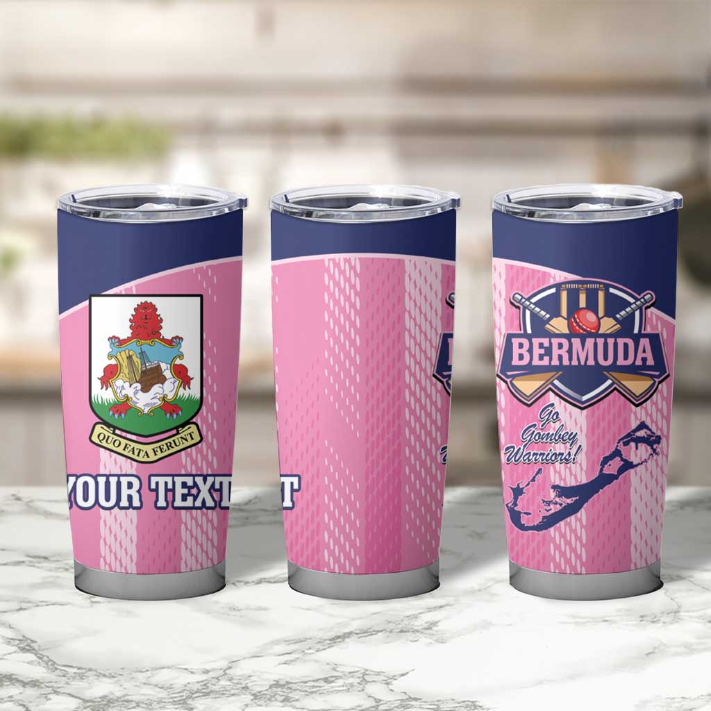 Custom Bermuda Cricket Tumbler Cup Go Gombey Warriors