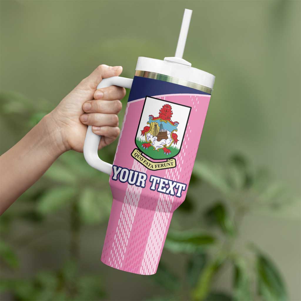 Custom Bermuda Cricket Tumbler With Handle Go Gombey Warriors