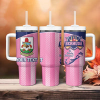 Custom Bermuda Cricket Tumbler With Handle Go Gombey Warriors