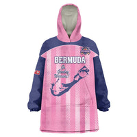 Custom Bermuda Cricket Wearable Blanket Hoodie Go Gombey Warriors