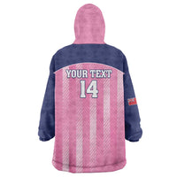 Custom Bermuda Cricket Wearable Blanket Hoodie Go Gombey Warriors