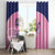 Custom Bermuda Cricket Window Curtain Go Gombey Warriors