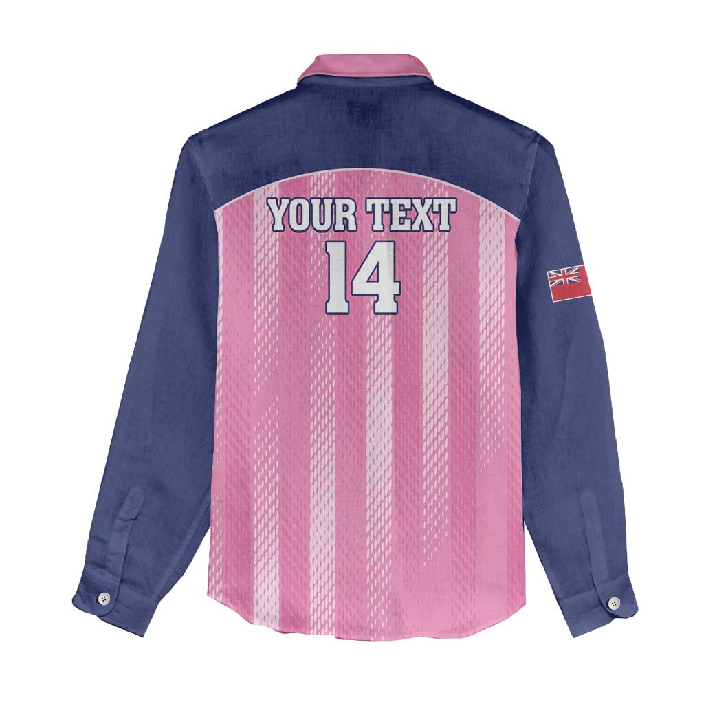 Custom Bermuda Cricket Women Casual Shirt Go Gombey Warriors