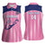 Custom Bermuda Cricket Women Sleeveless Polo Shirt Go Gombey Warriors