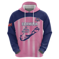 Custom Bermuda Cricket Zip Hoodie Go Gombey Warriors