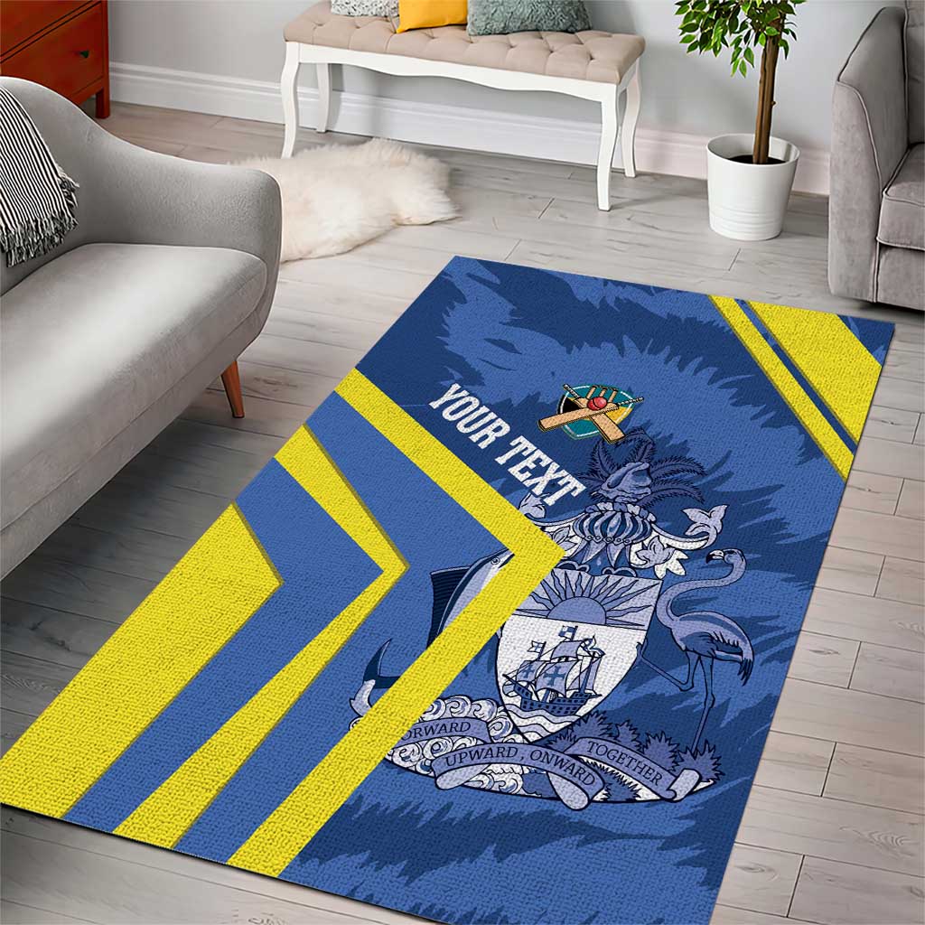Custom The Bahamas Cricket Area Rug Come On Bahamian