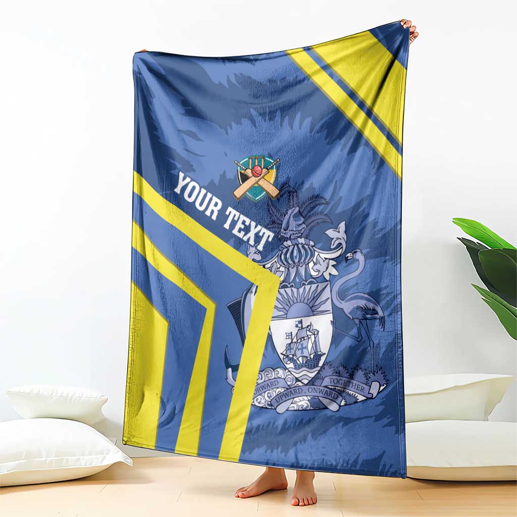 Custom The Bahamas Cricket Blanket Come On Bahamian