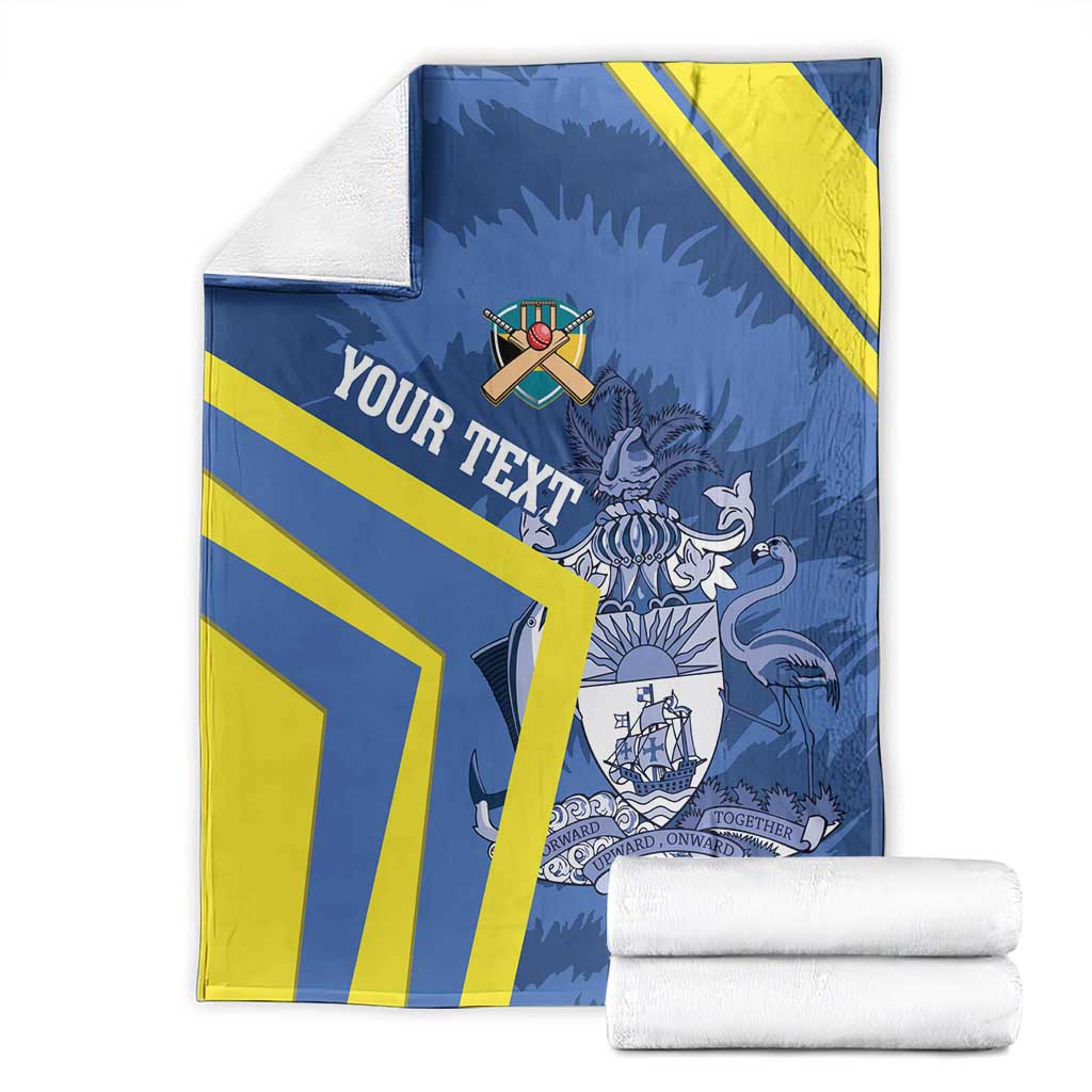 Custom The Bahamas Cricket Blanket Come On Bahamian