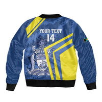 Custom The Bahamas Cricket Bomber Jacket Come On Bahamian