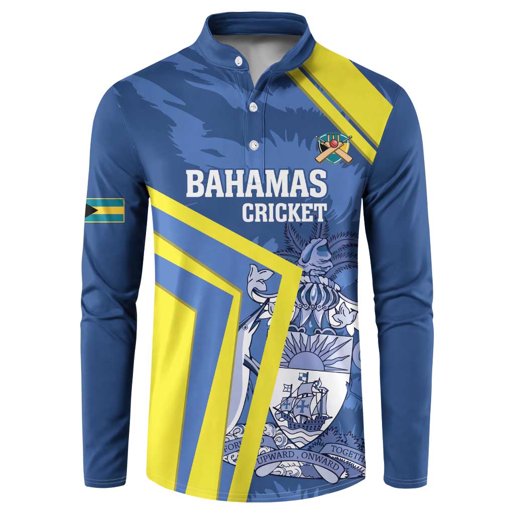 Custom The Bahamas Cricket Button Sweatshirt Come On Bahamian