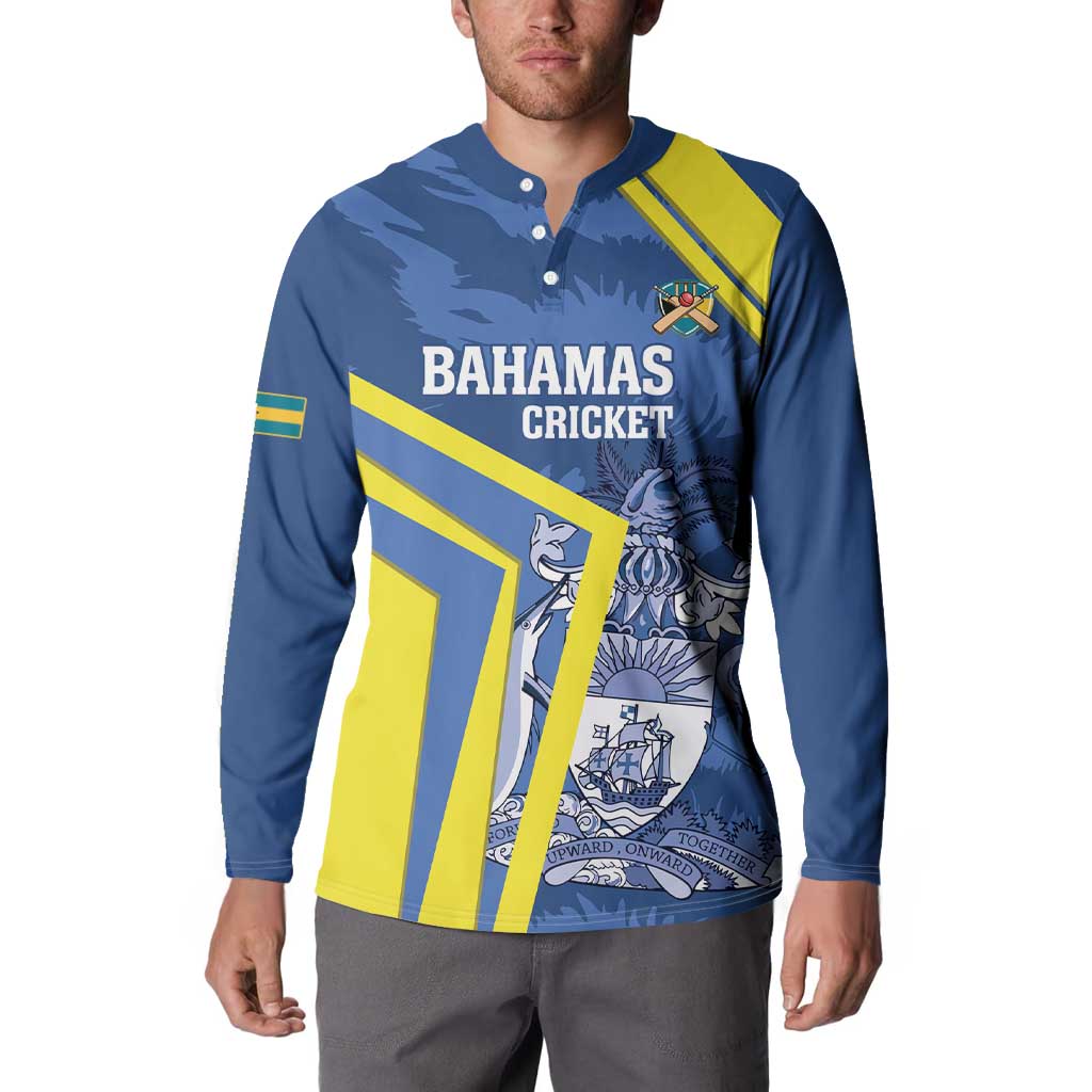 Custom The Bahamas Cricket Button Sweatshirt Come On Bahamian