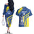 Custom The Bahamas Cricket Couples Matching Off The Shoulder Long Sleeve Dress and Hawaiian Shirt Come On Bahamian