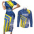 Custom The Bahamas Cricket Couples Matching Short Sleeve Bodycon Dress and Long Sleeve Button Shirt Come On Bahamian
