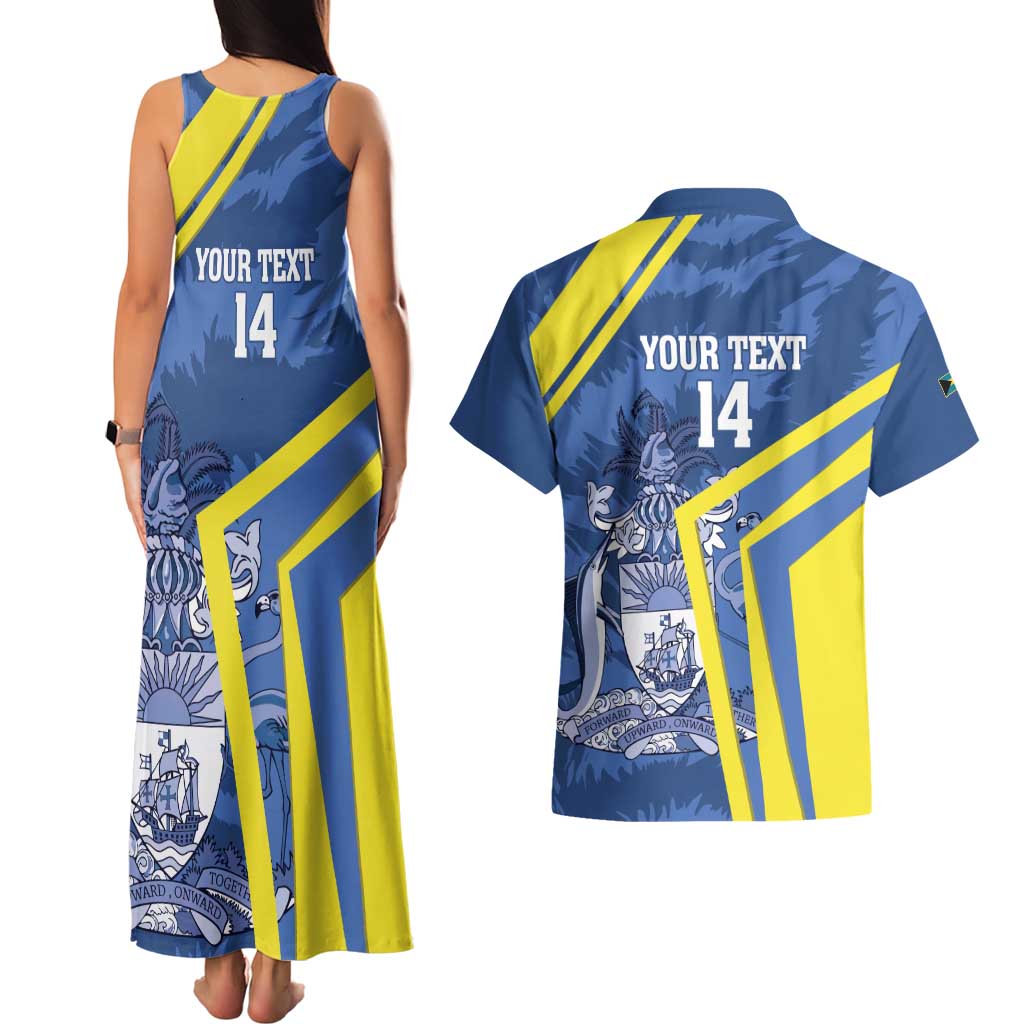 Custom The Bahamas Cricket Couples Matching Tank Maxi Dress and Hawaiian Shirt Come On Bahamian