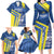 Custom The Bahamas Cricket Family Matching Long Sleeve Bodycon Dress and Hawaiian Shirt Come On Bahamian